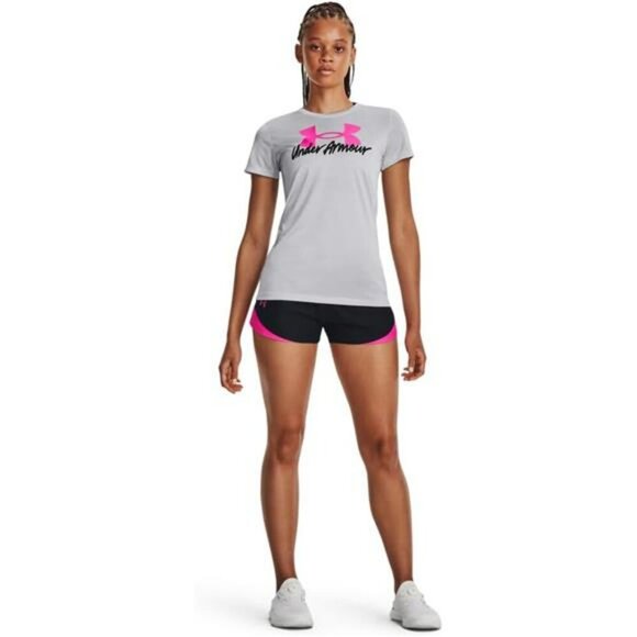 Womens athletic workout shorts breathable quick dry elastic waist running gym - Picture 3 of 7